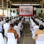 Kegiatan Aksi Sosial “Membina dan Berbagi” TP Posyandu Provinsi Bali Tahun 2026 yang bertempat di Wantilan Desa Mambang